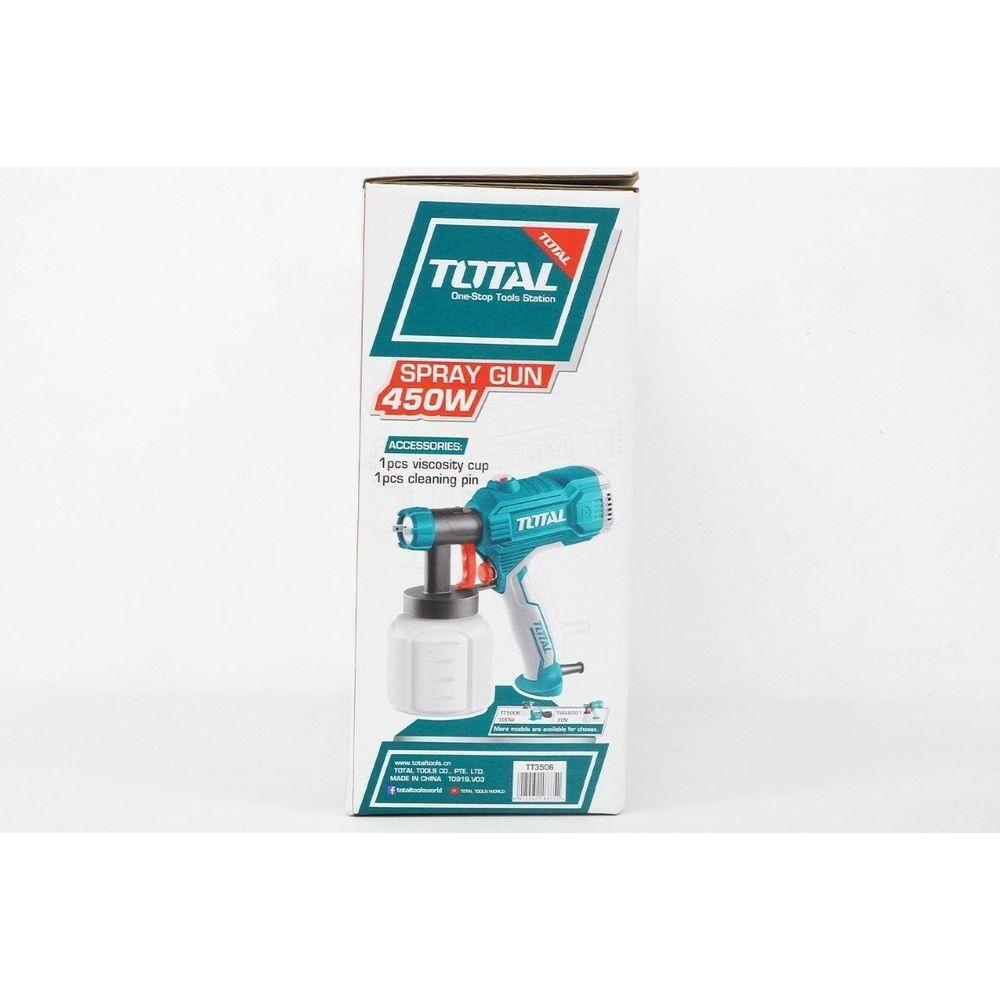 Total TT3506 Electric Paint Spray Gun 450W | Total by KHM Megatools Corp. Total TT3506 Electric Paint Spray Gun 450W | Total by KHM Megatools Corp.
